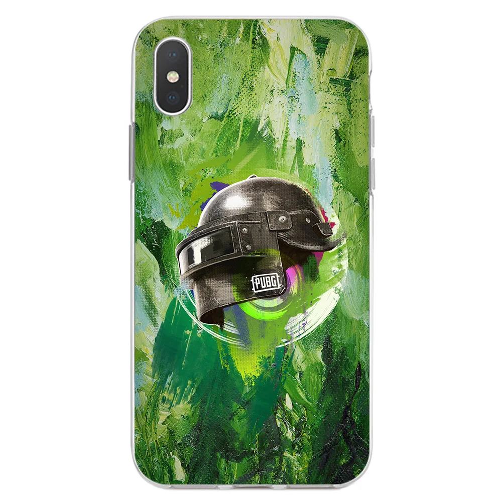 IYICAO PUBG игровой Мягкий силиконовый чехол для iPhone X XR XS MAX 6 6s 7 8 Plus X 5 5S SE TPU чехол - Цвет: 3