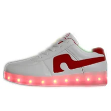 Adults Colorful Glowing Shoes Lumineuse With Usb Light Up Charger Led Luminous Shoes Simulation Sole Led Shoes For Unisex Men