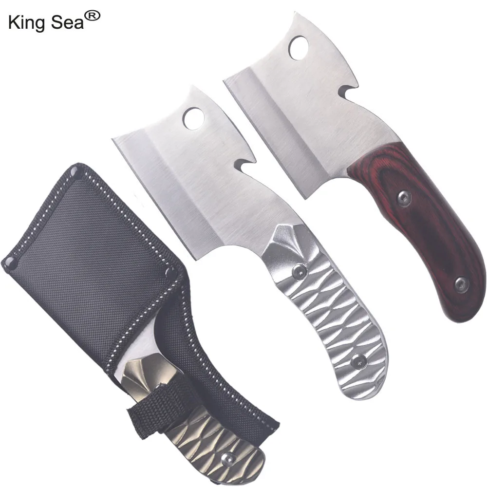 King Sea Axe мини туристический топор нож Алюминий/деревянная ручка маленький рубящий нож многофункциональный топор