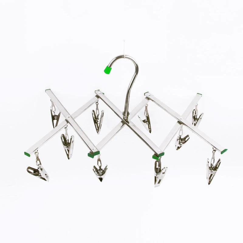 

10/20 Peg Stainless Steel Home Sock Underwear Laundry Clothes Dryer Rack Hanger