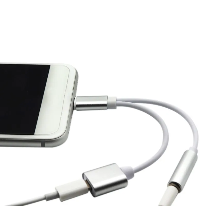 USB Type C до 3 5 мм для iphone 7 аудио и зарядное устройство адаптер Aux Jack наушники