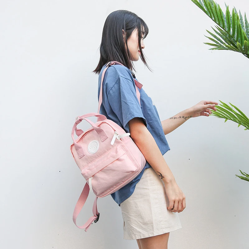 feminina para meninas adolescentes mochila feminina mini pai-criança mochila