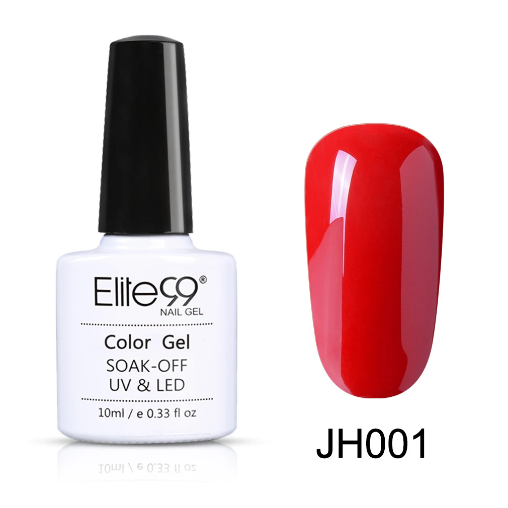 Elite99 10 мл цвет Макарон гель лак замачиваемый УФ-гель для ногтей Полупостоянный DIY Дизайн ногтей маникюр гель лак для ногтей - Цвет: JH001