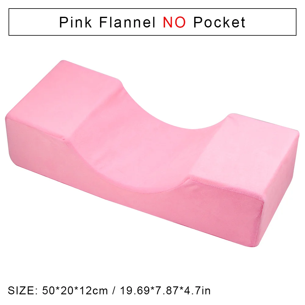 Pink No Pocket Профессиональная подушка для наращивания ресниц, Прививка ресниц, подушка для ресниц, поддержка шеи, эргономичный изгиб, память, пенный макияж, инструменты - Цвет: Pink No Pocket