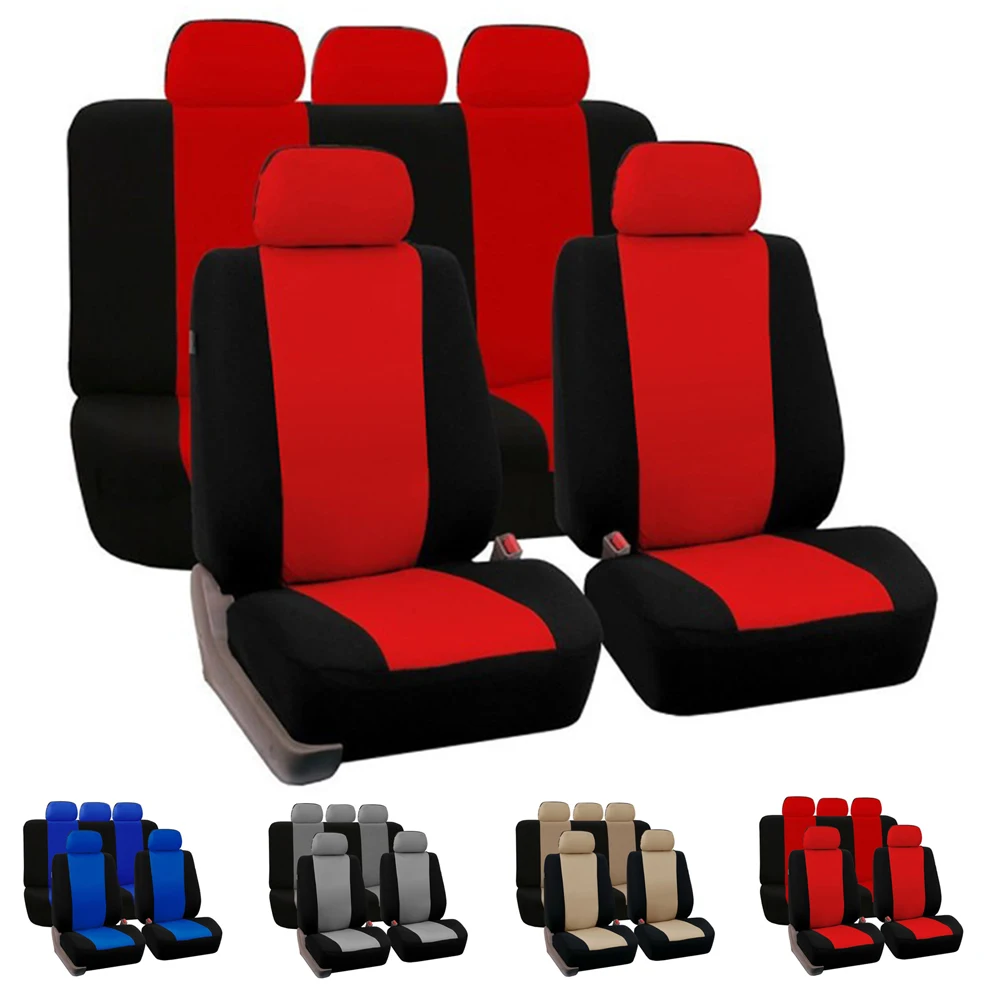 Dewtreetali Universal Front Seat Cover Full Car Seat Protector Universal Car Chair Covers font b Interior