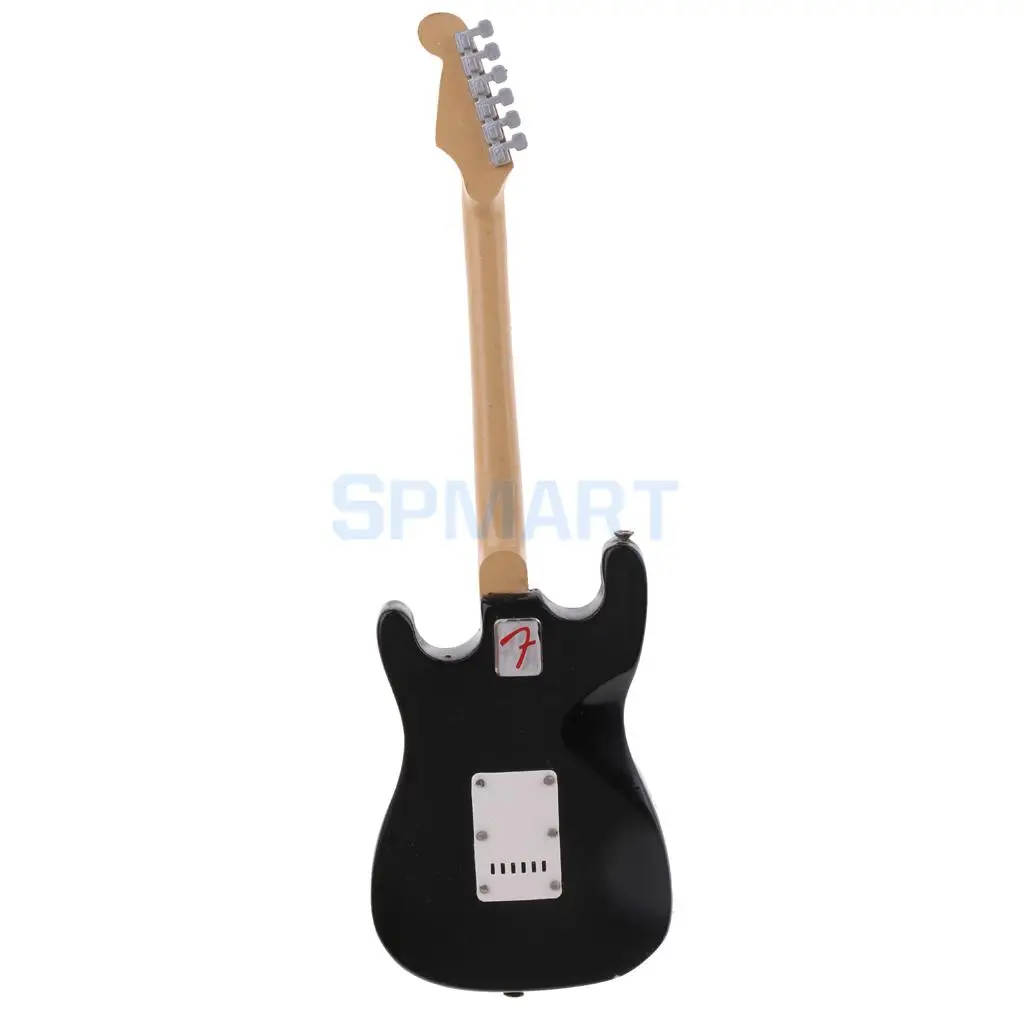 1/6 Scale Wooden Electric Guitar Model Dolls House Miniature Musical Instrument for Action Figures Hot Toys Accessory Decor