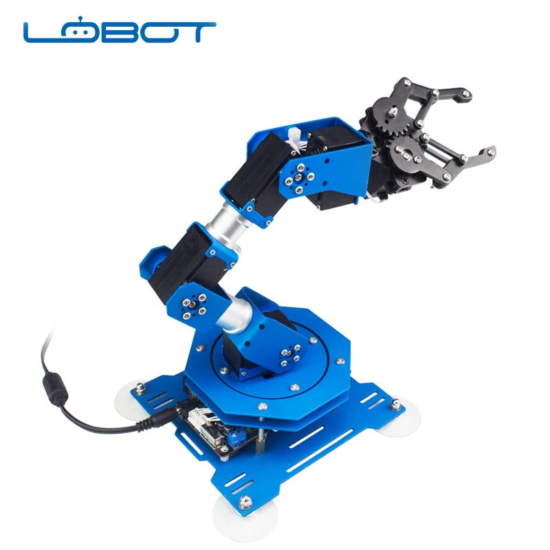 Industrial 6 DOF Robot Arduino Scratch Arm Serial Bus Micro Servo Infrared Remote Control RC Parts Robot Kit Industrial 6 DOF Robot Arduino Scratch Arm Serial Bus Micro Servo Infrared Remote Control RC Parts Robot Kit