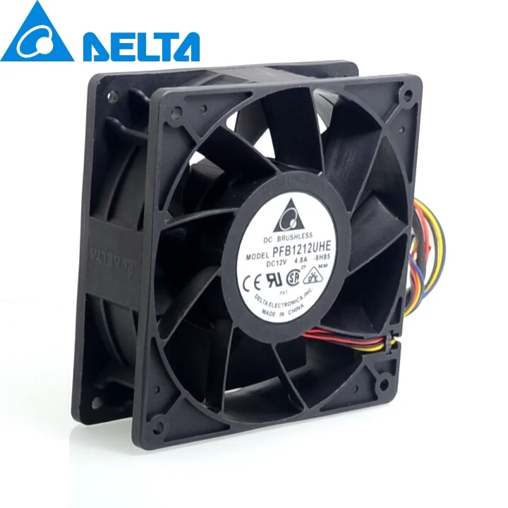 

10pcs 12CM 120mm 1225 12025 120*120*25MM PWM Fan TFC1212DE 252CFM vs PFB1212UHE Most Powerful Server CaseFan