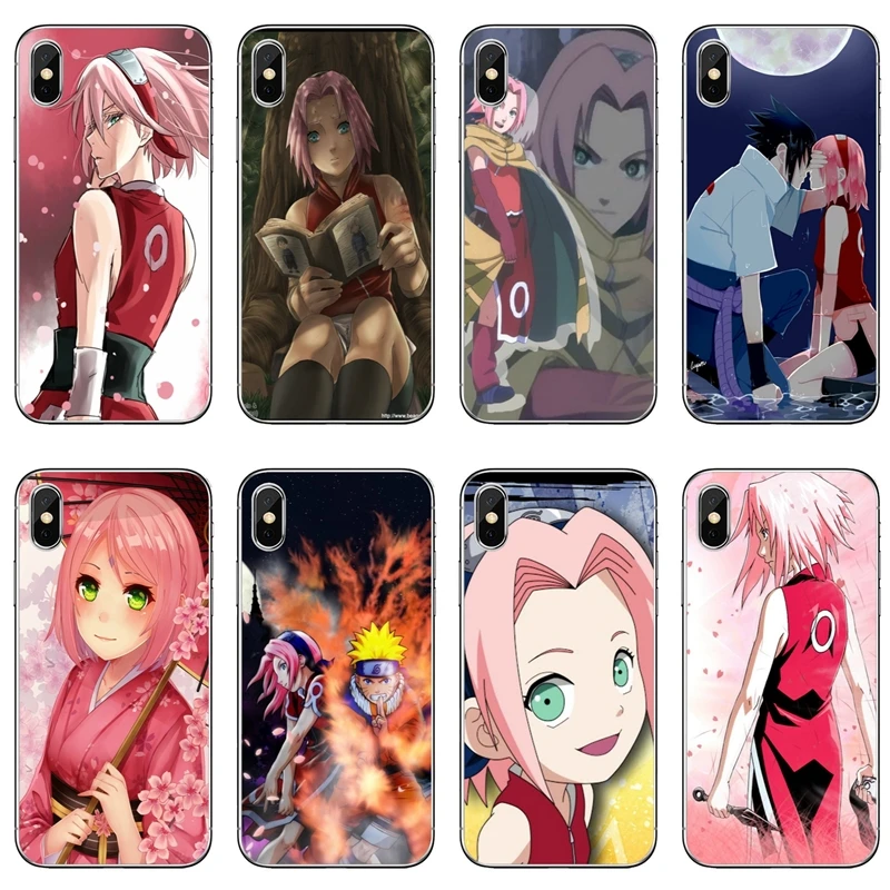 

soft phone case anime Naruto Haruno Sakura For Xiaomi Redmi Note 7 6 5 5A 4 pro S2 5 plus 6A 4A 4x Pocophone F1