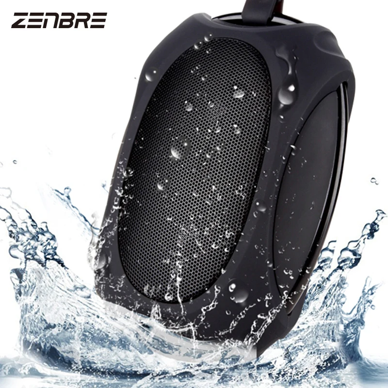 

Bluetooth Speakers ZENBRE D4 2x3W IPX5 Waterproof Bluetooth Speaker Portable Outdoor Speakers with 12 Hours Play Time