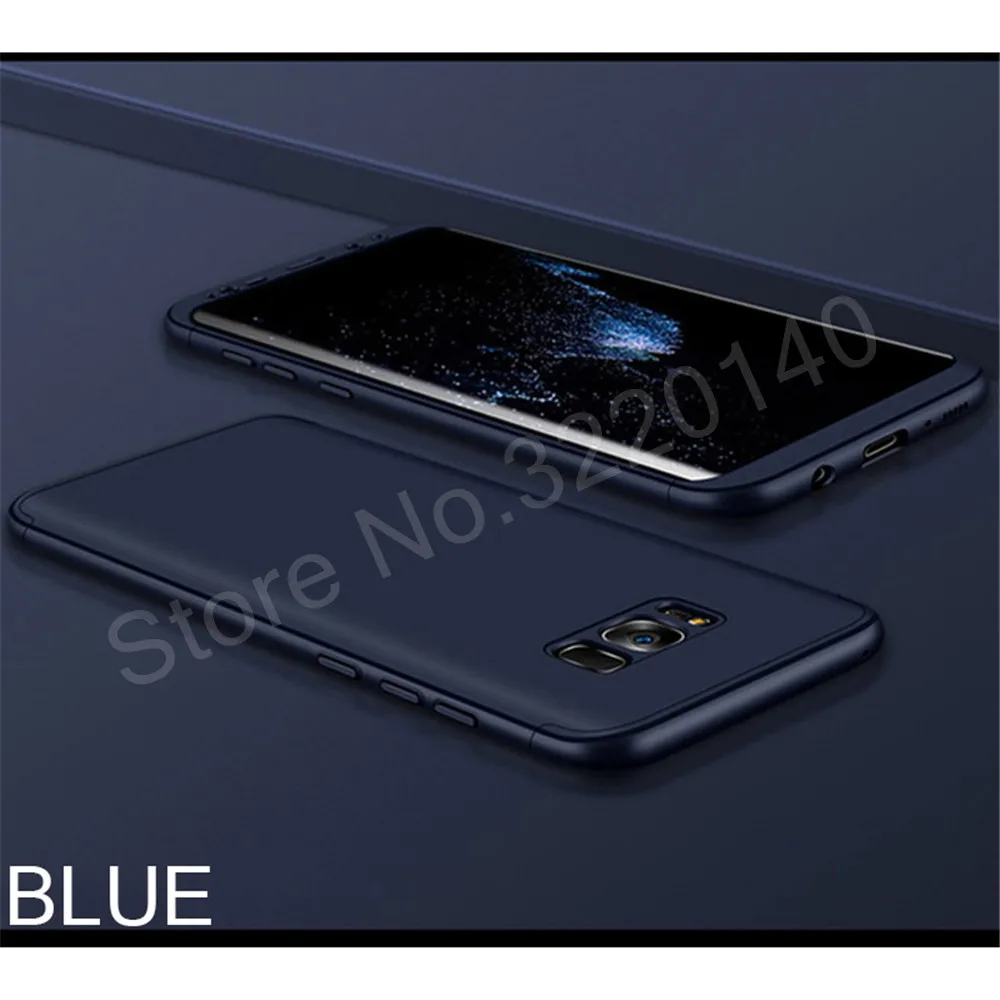 360 Full Body Hard Back Protection Cover cases For Samsung Galaxy S8 Plus S6 S7 Edge Case Luxury Scrub For Samsung Galaxy Note 86
