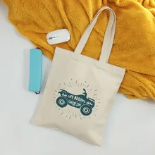 Новая модная сумка с мультяшным принтом женская Повседневная Холщовая Сумка на плечо зеленая сумка для покупок Женская Повседневная сумка