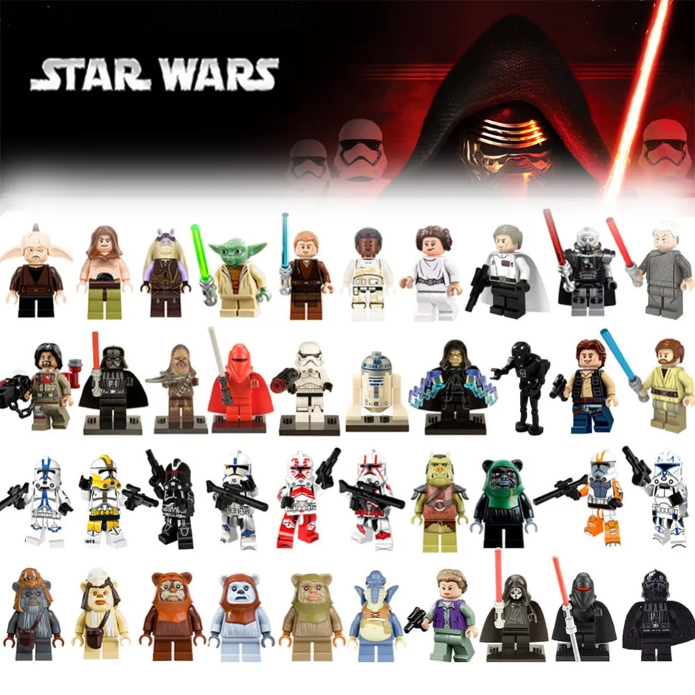 

Legoed star wars naves espaciales sets sabre de luz starwars Building Blocks Jedi Chewbacca Han Yoda Compatible With most brands