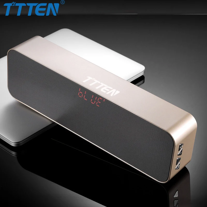 Ttten Саундбар Динамик HiFi Беспроводной Bluetooth высокий бас сабвуфер светодиодный