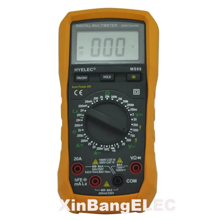 

Professional Digital Multimeter LCR Meter Ammeter Multifunction BackLight