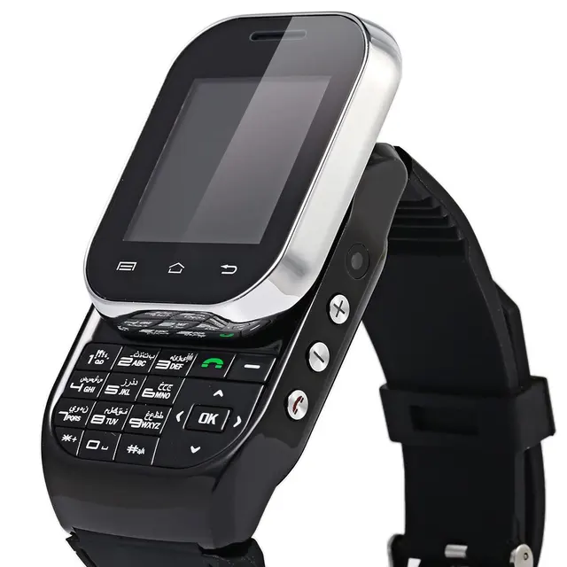 slide smartwatch with gsm phone and camera