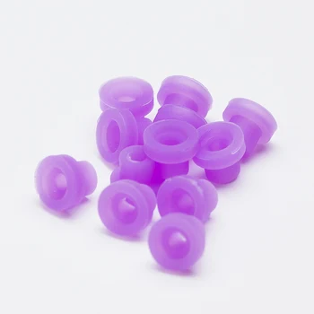 

Wholesale purple Sterilized Tattoo Needle Rubber Grommets Nipples for tattoo machine gun needles supply accessories 100 pcs/lot