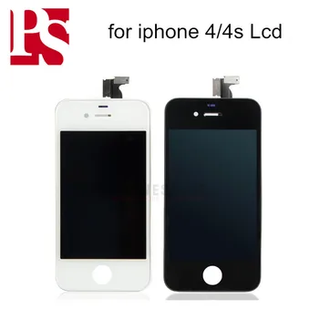 

10pcs/lot For iPhone 4 4S CDMA Original LCD+Touch Screen Digitizer Black/White DHL Shipping