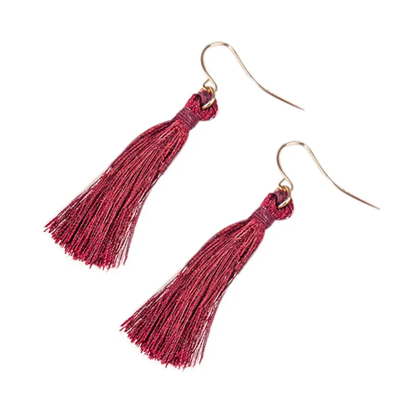 2018 Trendry Earrings for Women Bohemian Earrings Women Long Tassel Fringe Dangle Earrings Jewelry for gift Brincos J05#N (6)