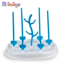 3 стиля детские бутылки сушилка Младенческая бутылочка для кормления держатель простой дерево форма Чистка Сушилка здоровая чашка Drainer соска