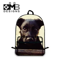 puppy design cotton backpack