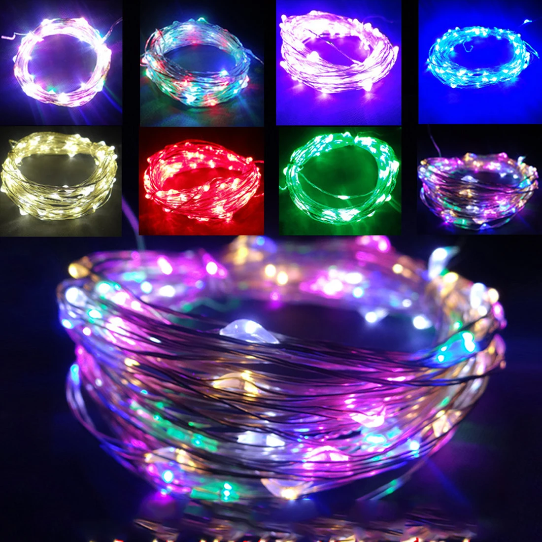 

5/10M USB LED String Light Waterproof LED Copper Wire String Holiday Outdoor Fairy Lights For Christmas Party Wedding Decoration