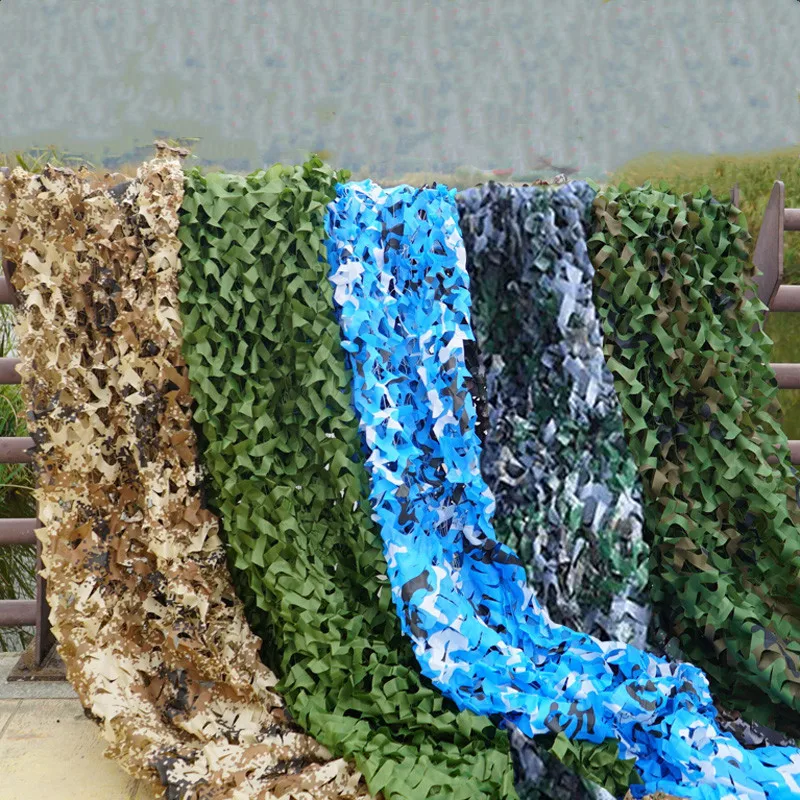 Камуфляжная сетка 1 5x4 м 5x8 2 5x6 ткань Оксфорд навес от солнца камуфляжная для охоты
