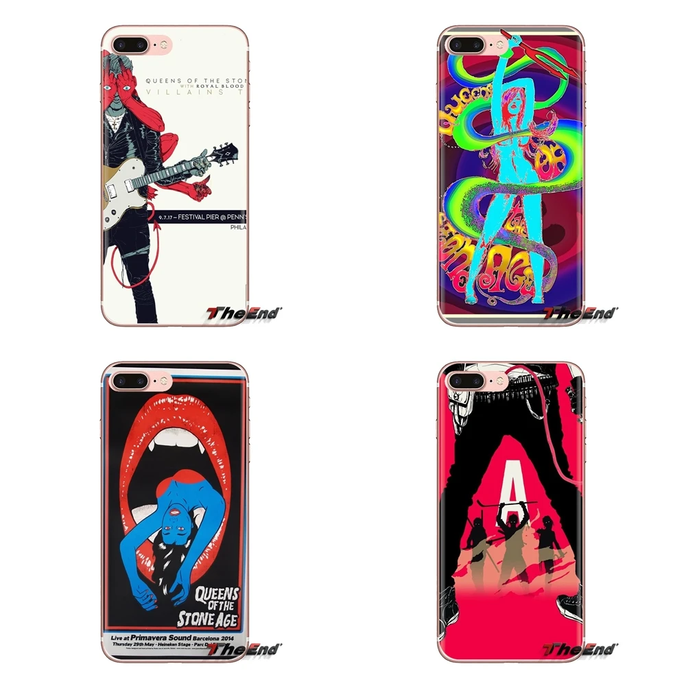 Queens Of The Stone Age обои для Sony Xperia Z Z1 Z2 Z3 Z5 compact M2 M4 M5 C4 E3 T3 XA Huawei Mate 7 8 Y3II мягкий чехол |