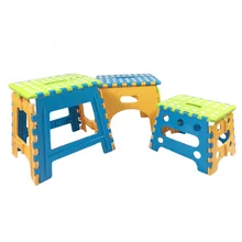 Портативный пластиковый мини складной табурет для взрослых на открытом воздухе, детский табурет, Повседневная скамейка для барбекю, рыбалки, поезда