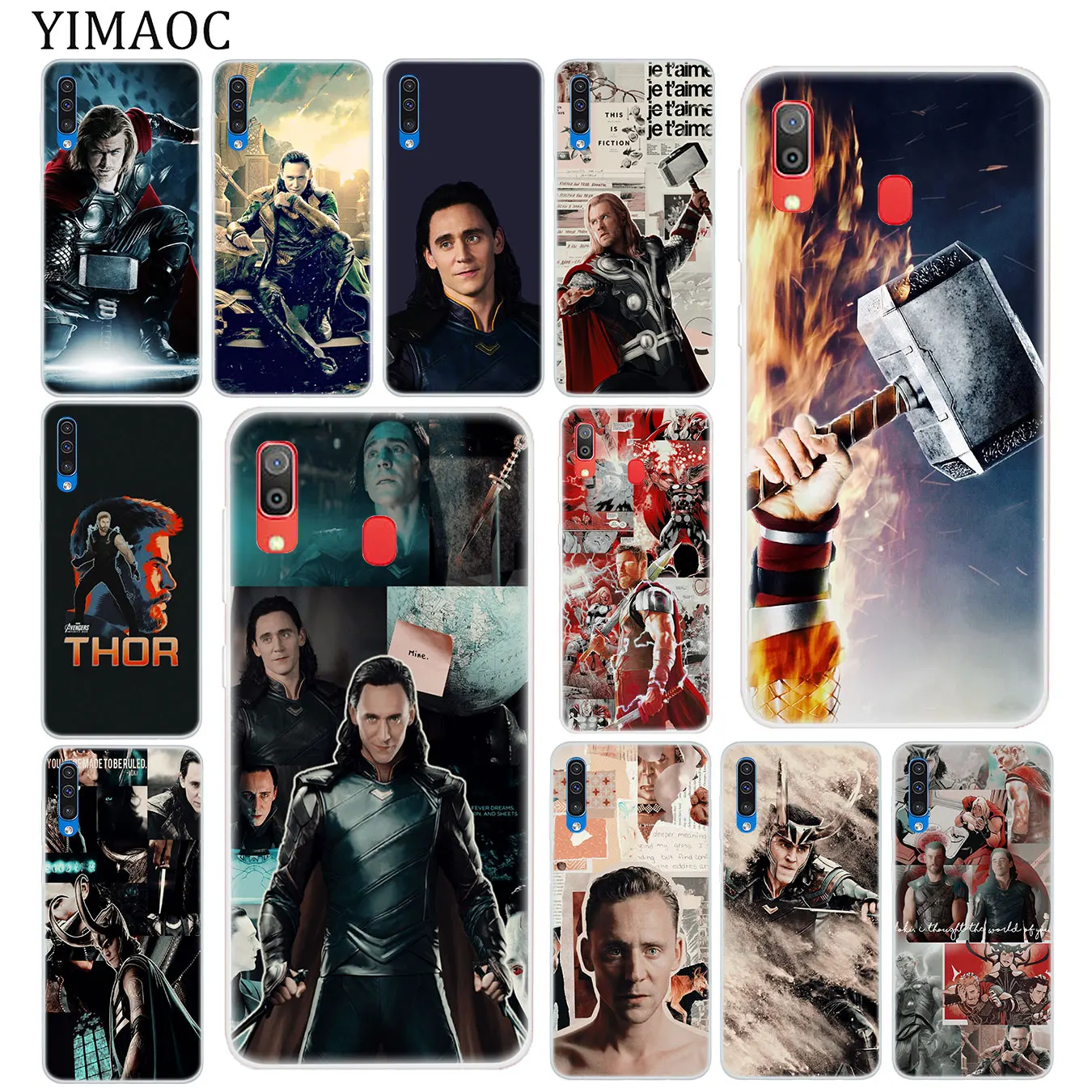 

YIMAOC Thor loki Marvel Soft Silicone Case for Samsung Galaxy A70 A60 A50 A40 A30 A20 A10 M10 M20 M30 M40 Phone Cover
