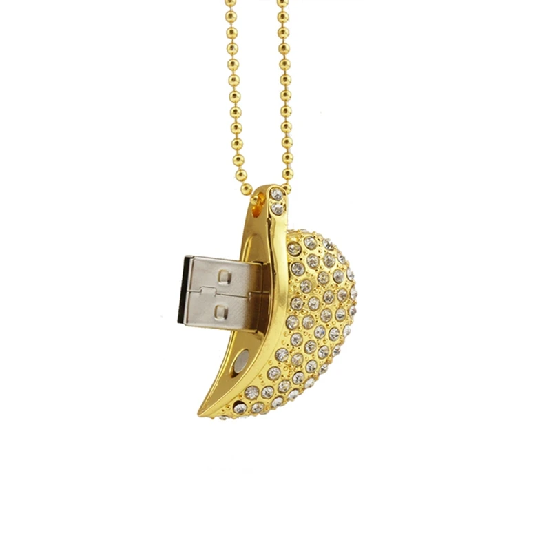 10 шт. USB флеш-накопитель золотое ожерелье для любовника U диск 4 ГБ 8 г 16 г 32 г 64 г креативный персональный флеш-накопитель карта памяти подарок