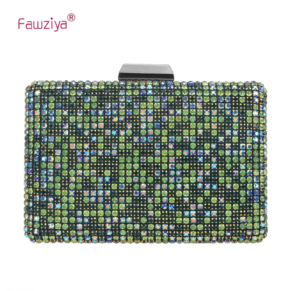Fawziya Party Clutches For Women Colorful Crystal Evening BagsClutches