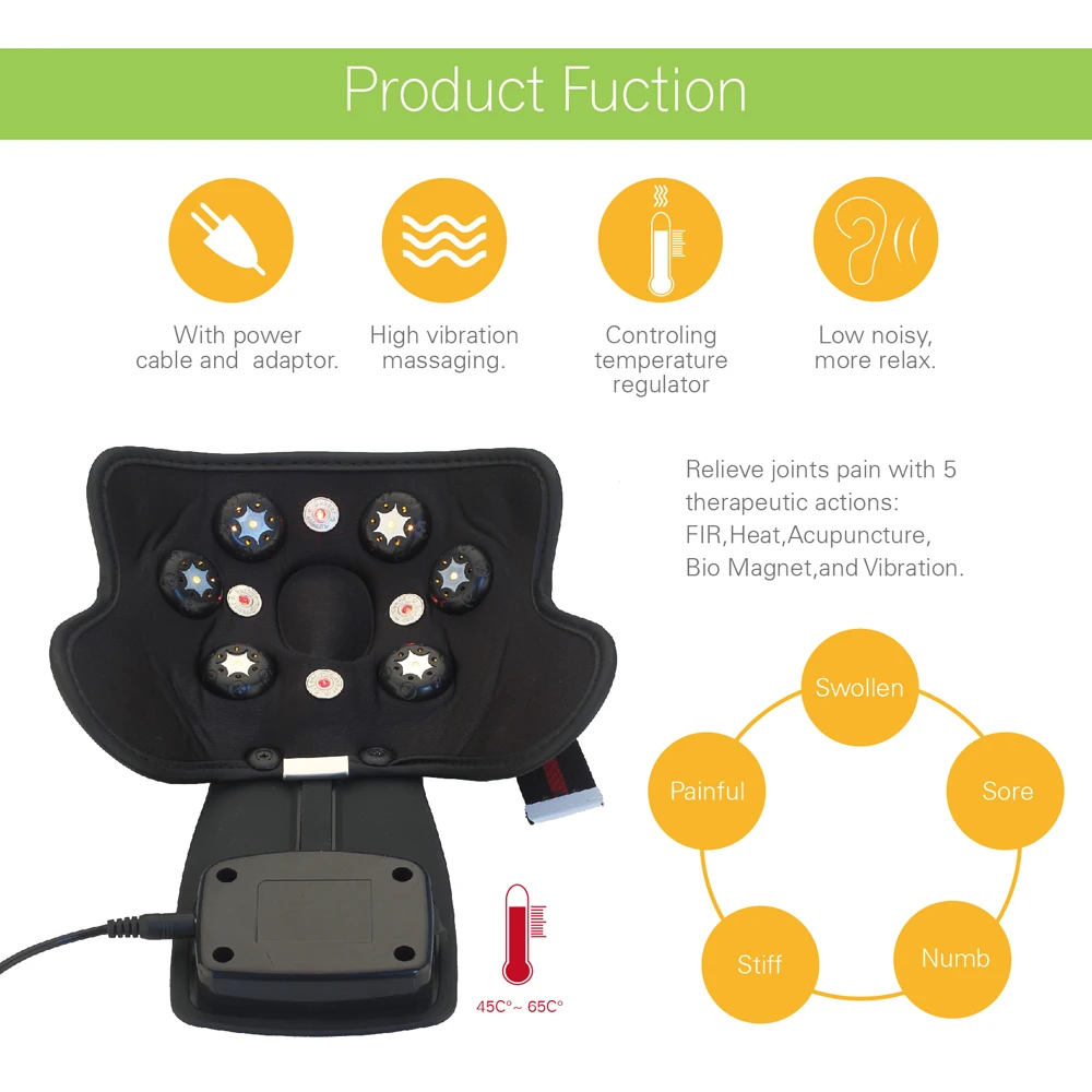 KIKI electric Physiotherapy instrument for knee joint Hot compress knee massage Electrothermal kneepad Home rehabilitation KIKI electric Physiotherapy instrument for knee joint Hot compress knee massage Electrothermal kneepad Home rehabilitation