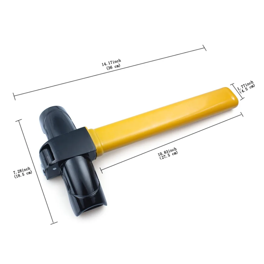 Car Steering Wheel Lock Universal Anti-Theft Car Van Security Rotary Type T Lock for Car's safe (6)
