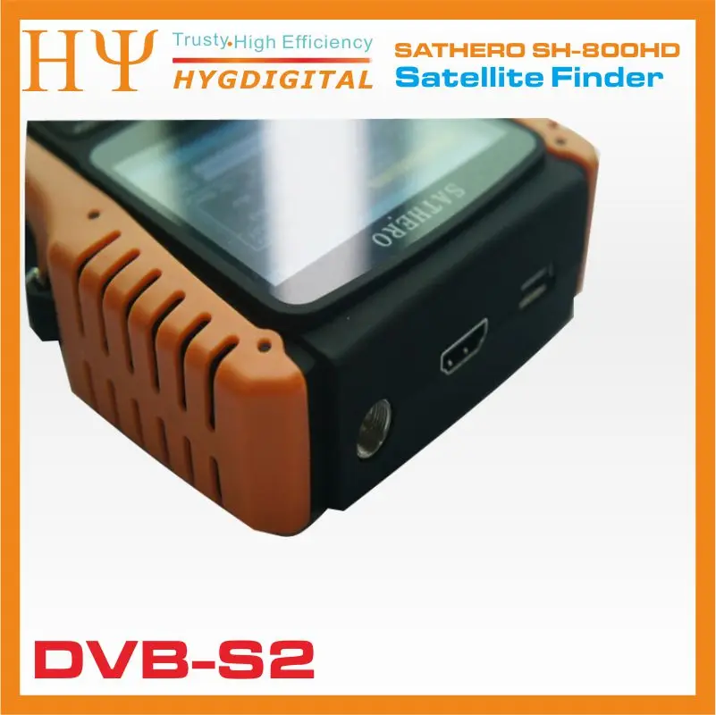 Sathero SH-800HD DVB-S2 Цифровой спутниковый Finder метр USB2.0 HD Выход Satfinder HD с анализатор спектра