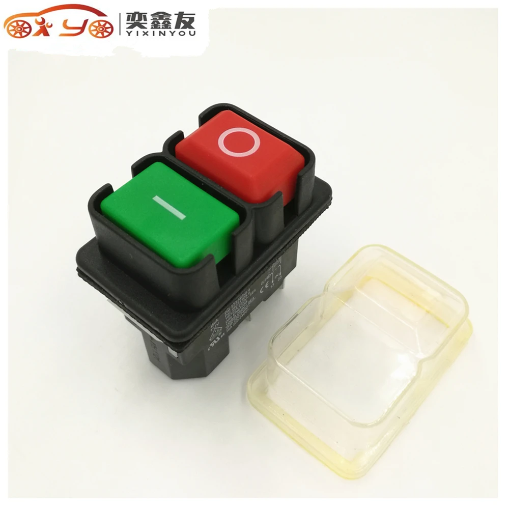 50PCS 220 240V 16A Pushbutton Safety Switch for Gardening Machine Electronic