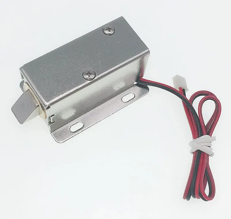 10 шт./лот дешевый мини электрический замок маленький мини шкаф шкафчик контроль доступа замок ящик Болт замок DC12V