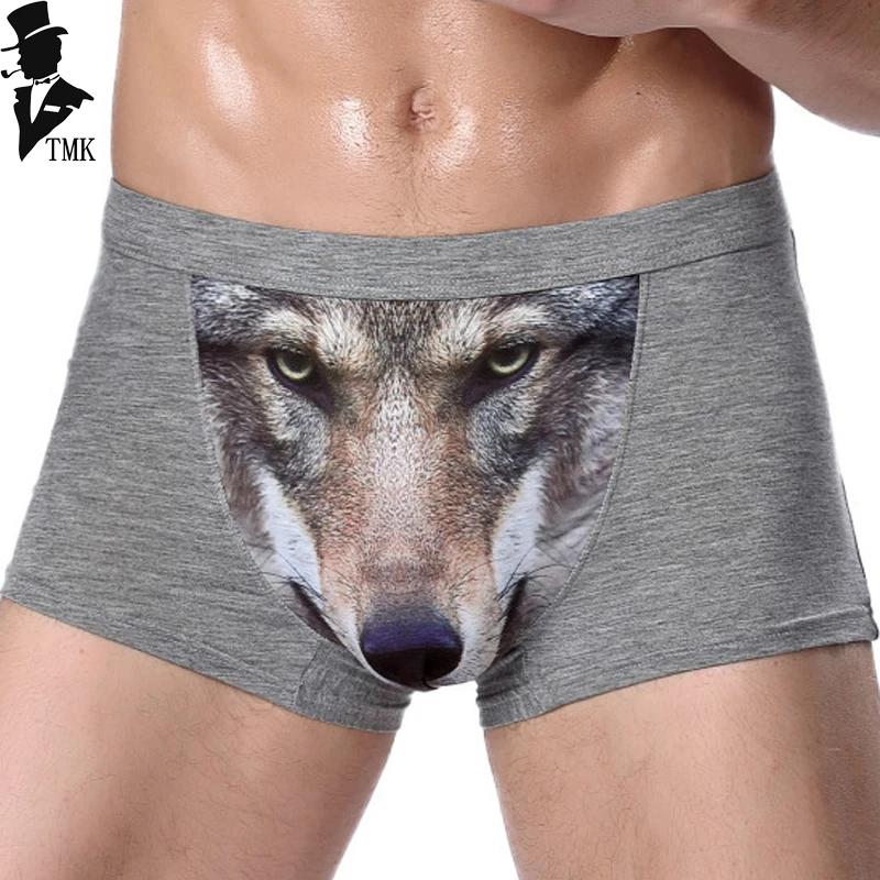 Дни недели - Страница 4 Newest-Men-Underwear-1piece-lot-Boxer-Shorts-Men-Cotton-Underwear-3d-Printed-font-b-Wolf-b