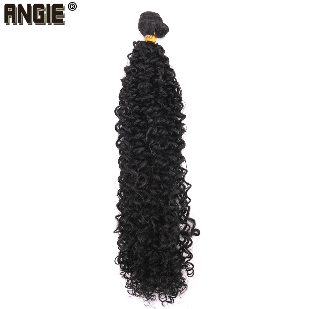 Synthetic Hair Extensions Afro Kinky Curly Hair Bundles 16-30 inch Long Weaving hair extensions