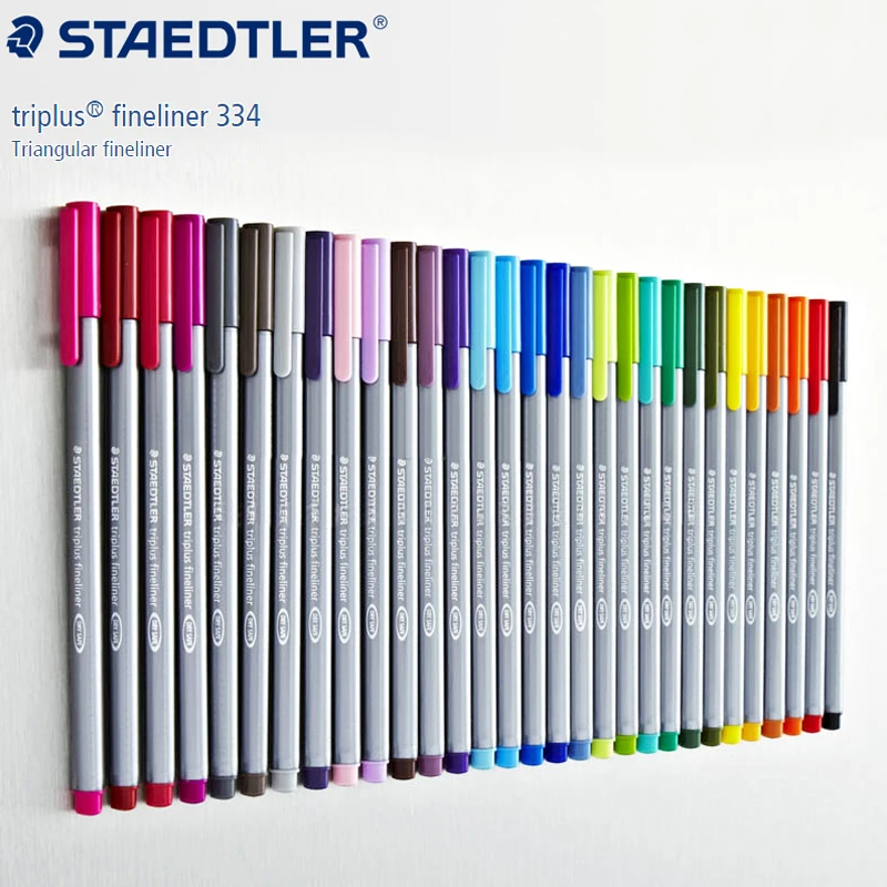 6 шт./лот STAEDTLER 334 30 цветов художественные маркерные ручки канцелярские офисные