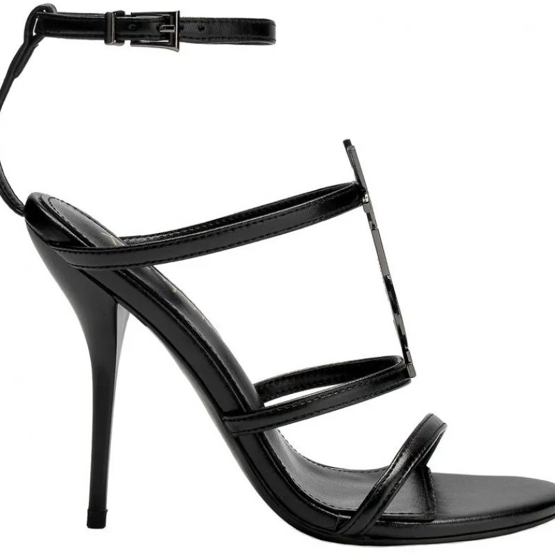 

2019 luxury Designer style Patent Leather Thrill Heels Women Unique Letters Sandals Dress Wedding Shoes Sexy Brand shoes 35-41