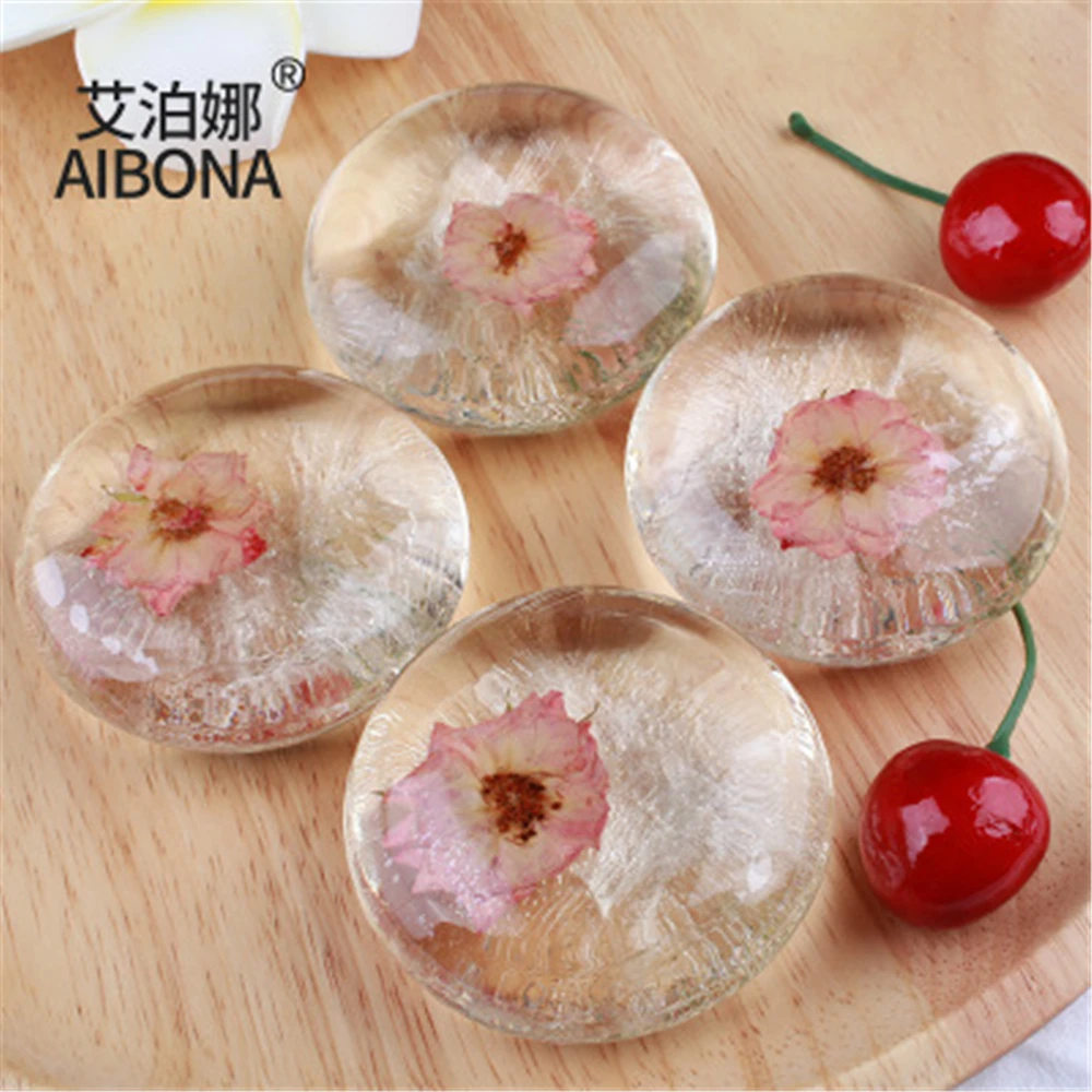 

1 pcs Hand-made Soap OEM Jasmine Flower Petal Soap Marigold Amino Aacid Transparent 15 Color Random Transmission