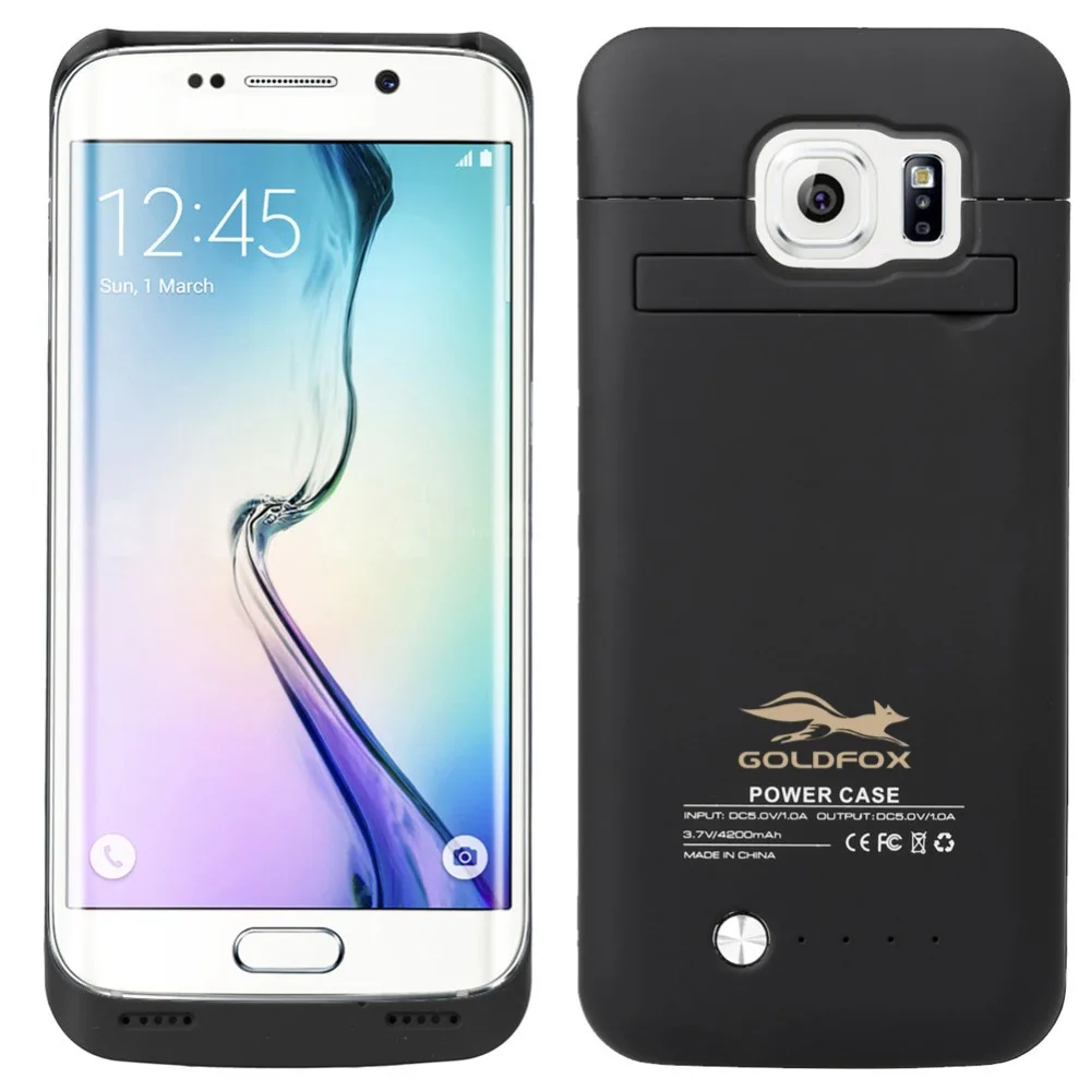 Для samsung S6 edge power чехол для Galaxy S6/S6 edge power Bank чехол для зарядного устройства для samsung Galaxy S6 edge чехол для аккумулятора