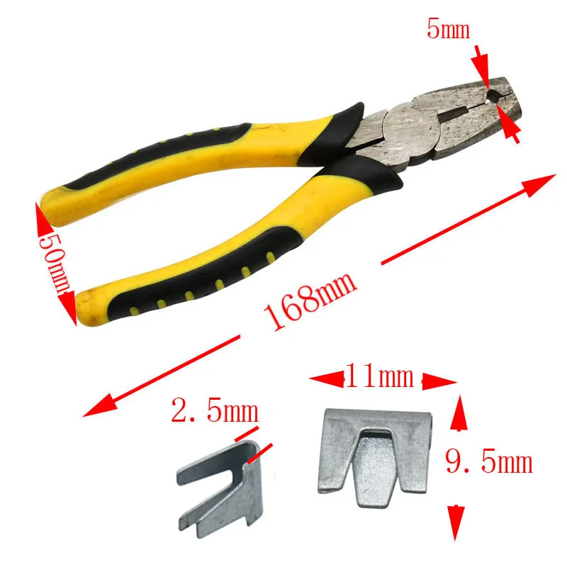 600 шт. гвоздь+ 1 шт. оснастки плоскогубцы для сборки клетки крепежный инструмент плоскогубцы для ногтей группа клетка и смешанные продажи металлические гвозди