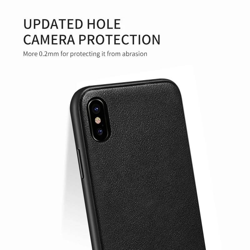 HOCO Luxury Magnetic Flip Cases For iPhone X Case Leather Card Slot Phone Cases for iPhone X Cover Coque