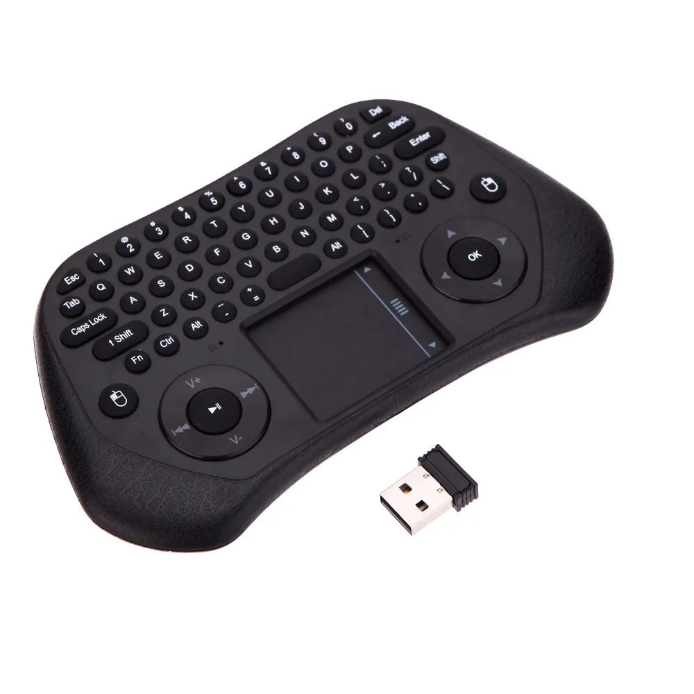 Portable Handheld Ultra Mini 79 Keys Tochpad Remote Control 2.4GHz
