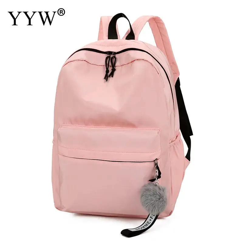 Новинка 2018 года повседневное розовый рюкзак для женщин обувь для девочек Bookbag ноутбук Back Pack сумка женская школьные ранцы подростков Mochila Mujer
