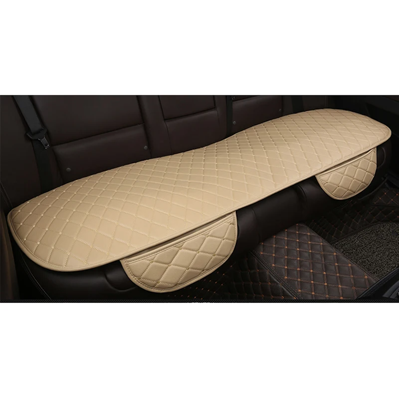

1 PCS Universal Car Back Row Rear Seat Cover Breathable PU Leather Pad Mat Cushion Auto Chair
