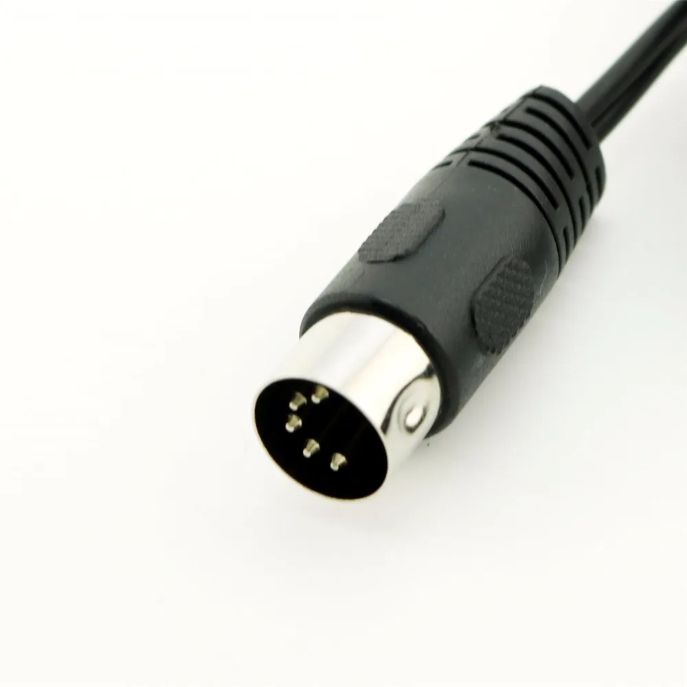1 шт. штекер MIDI DIN 5 PIN 2x RCA Phono аудиоадаптер кабель 50 см фута/1 м футов|rca phono|2x rcaphono rca |