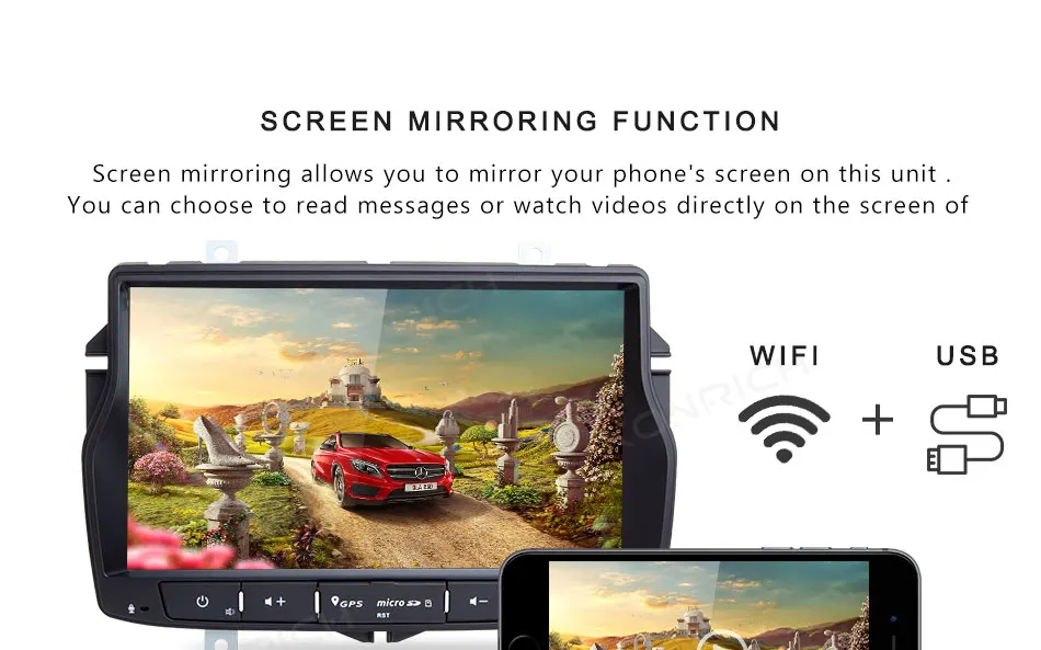 Clearance Xonrich Android 8.1 2G Car GPS For Lada Vesta Radio Stereo Navigation Audio Multimedia NO DVD Player Head Unit Wifi 4G SWC OBD2 4